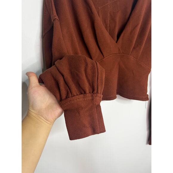 Free People Women's All Nighter Knit T-Shirt Size Small - Picture 3 of 6